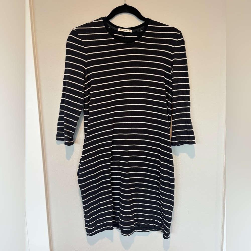 Marine Layer Navy and White Striped Dress 199 - Sale!